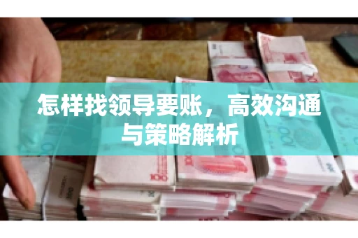 怎样找领导要账，高效沟通与策略解析