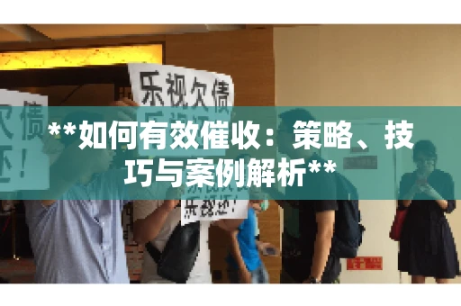 **如何有效催收：策略、技巧与案例解析**