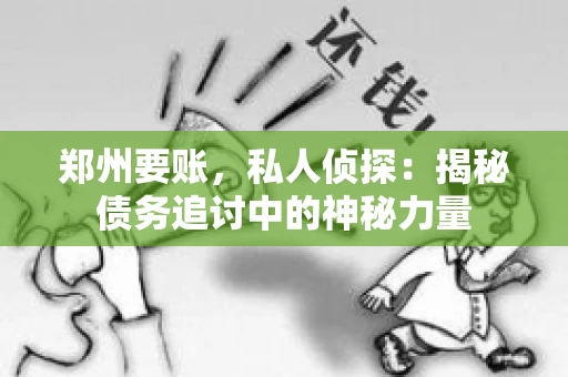 郑州要账，私人侦探：揭秘债务追讨中的神秘力量