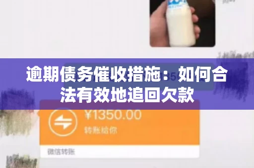 逾期债务催收措施：如何合法有效地追回欠款