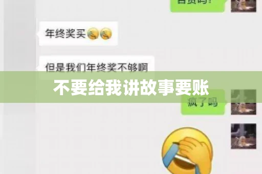 不要给我讲故事要账